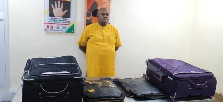 India-bound businessman arrested with 9.40kg heroin at Lagos Airport