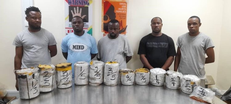 NDLEA busts trans-border cartel, arrests 5 kingpins, seizes skunk, meth in compressors
