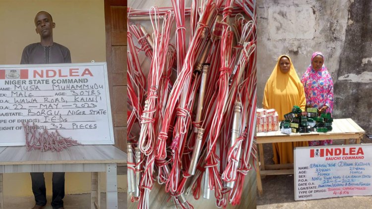 NDLEA intercepts explosives going to bandits, another Europe-bound Meth consignment