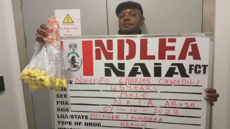NDLEA detains 2 wanted drug barons, arrests two others for ingesting 175 wraps of heroin