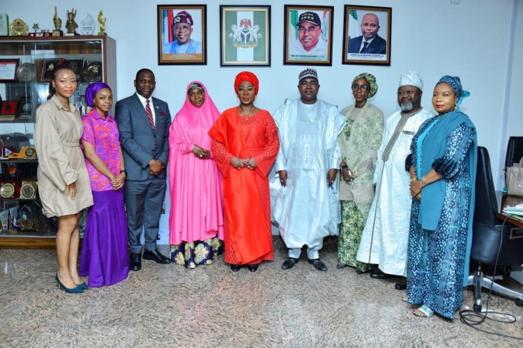 Photos: Nigerian Governors Wives Forum Visits Marwa