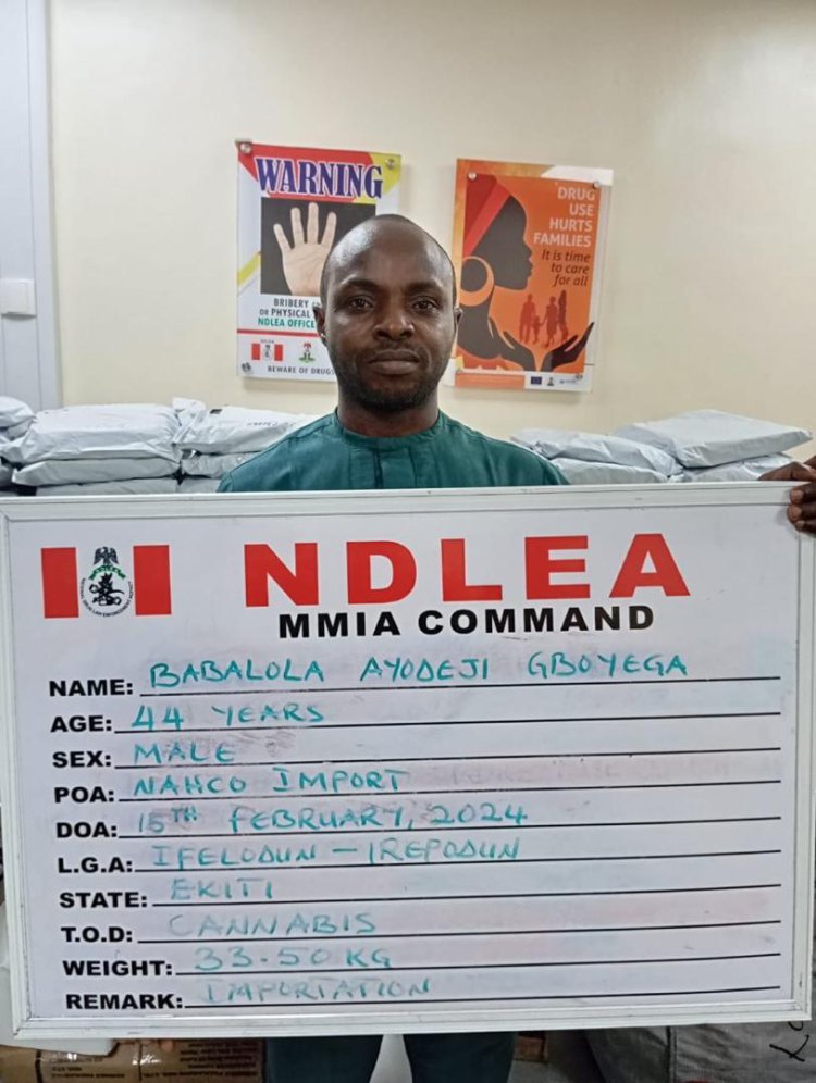 NDLEA intercepts large consignment of Loud concealed in loudspeakers at Lagos airport