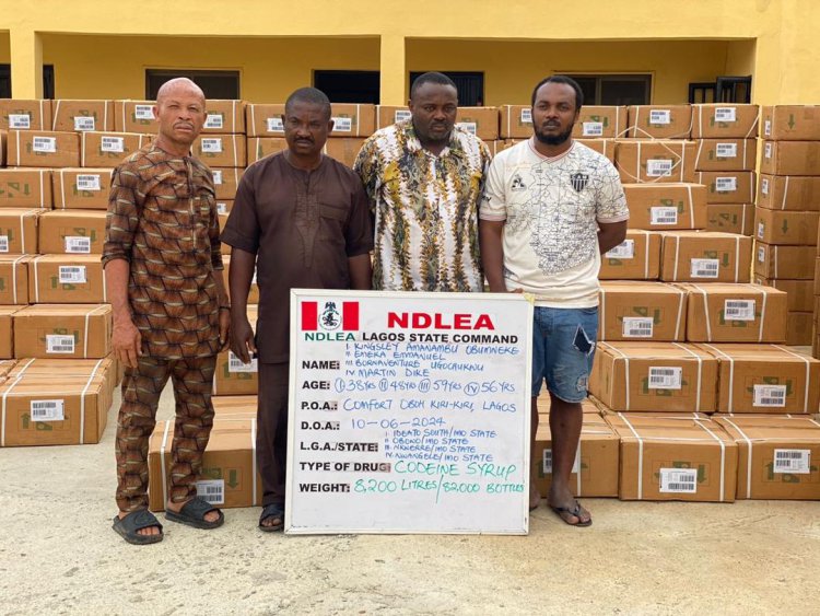 N4.7billion cocaine, meth seized as NDLEA bursts Lagos warehouse, arrests siblings in Aba