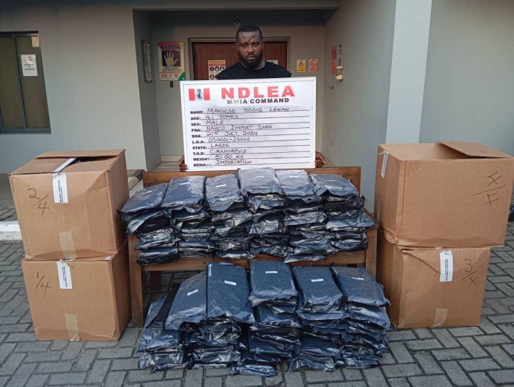 Spain-bound cocaine consignment recovered from businessman’s sandals at MMIA