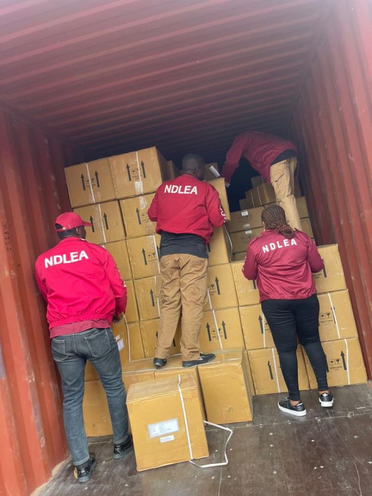 NDLEA intercepts 31 million pills, bottles of opioids worth N17.9billion at Lagos, PH ports