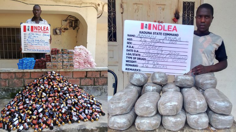 NDLEA intercepts UK, Europe-bound cocaine, opioids in female sanitary pads, hair cream