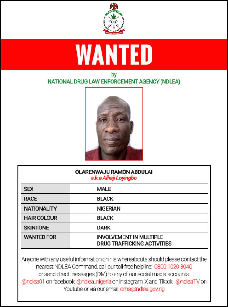 NDLEA declares 4 members of Barryshine drug cartel wanted