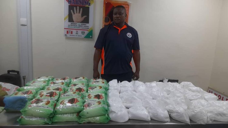 NDLEA arrests fleeing auto spare parts dealer over 77.50kg cocaine, phenacetin seizure