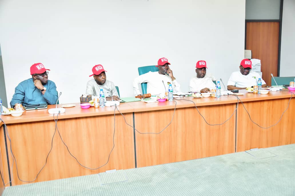 Photos: NDLEA Senior Management Staff in an Interactive session with House of Representatives Committee on Narcotic Drugs headed by Hon. Abass Adigun at th ....