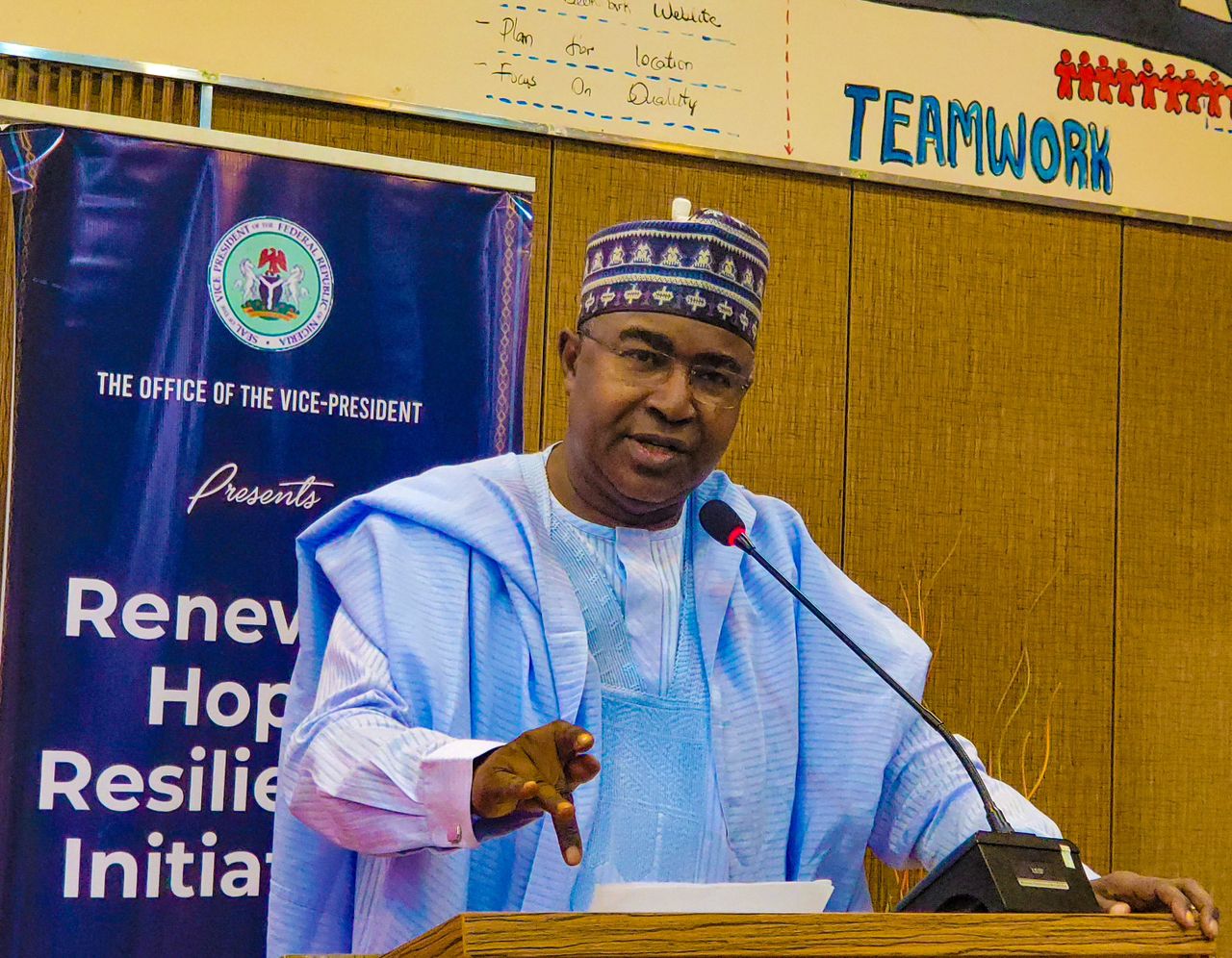 Photos: Chairman/CEO of NDLEA, Brig. Gen. Mohamed Buba Marwa (Rtd) CON, OFR,  alongside some dignitaries at the grand opening of the Renewed Hope Resilienc ....